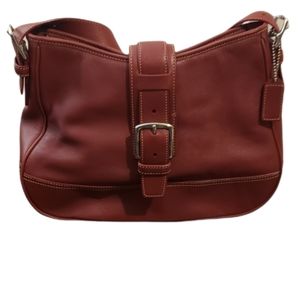Coach purse red vintage